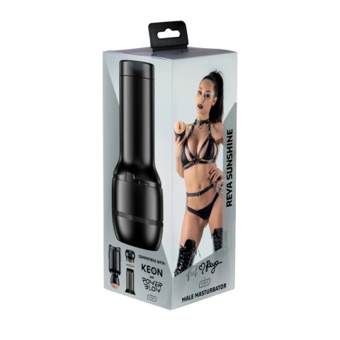 Kiiroo FeelReya Sunshine Black - anatomiczna maszyna intymna TPE
