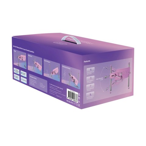 Kiiroo Pleasure Drive Pink - Interaktywna maszyna intymna Bluetooth 22 cm