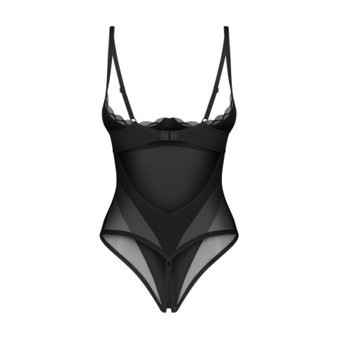 Obsessive Stelisa Body czarne z odkrytymi plecami 2XL/3XL