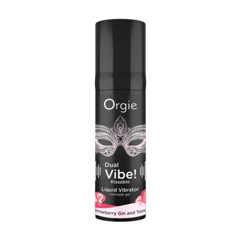 Orgie Dual Vibe Mini - wibrator kompaktowy smak truskawka gin & tonic