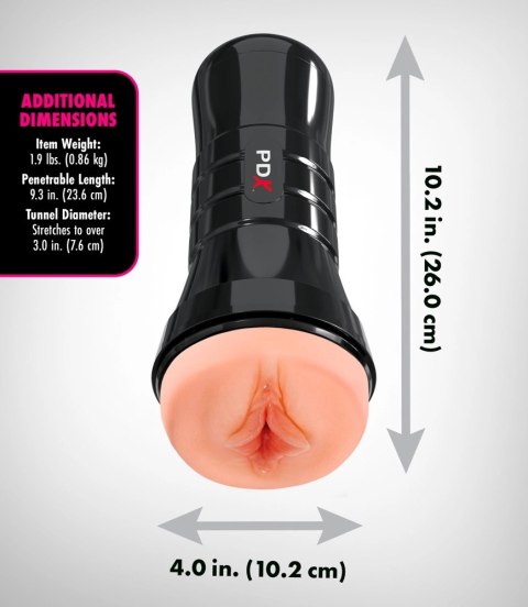 PDX Extreme WetP. Luscious Lips XXL L - system nawilżający, rozmiar XXL