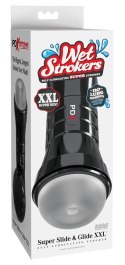 PDX Extreme WetStroker Slide XXL przezroczysty, system nawilżający