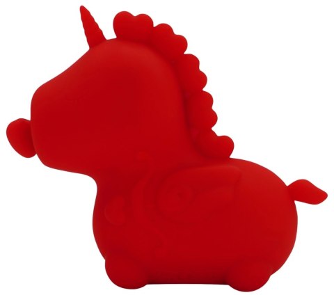 Unihorn Cupids Beau - wibrator silikonowy z ruchomym językiem serce 9 cm
