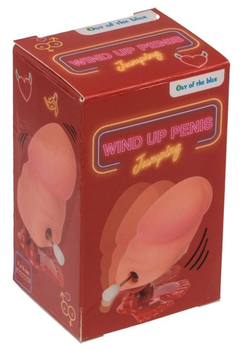 Wind-Up Willy zestaw 24 szt. figurki żartobliwe ABS 7x3cm