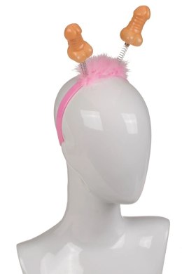 You2Toys Opaska Karnawałowa Rożowa z Figlarnymi Elementami 25 cm