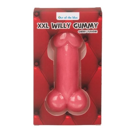 XXL Willy Gummy wiśniowy 150g zabawny gadżet imprezowy 17,5 cm