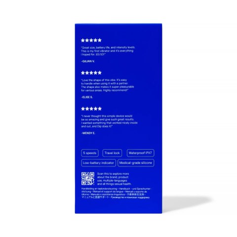 Dame Dip 2.0 - wielofunkcyjny model intymny USB-C, wyższy korpus