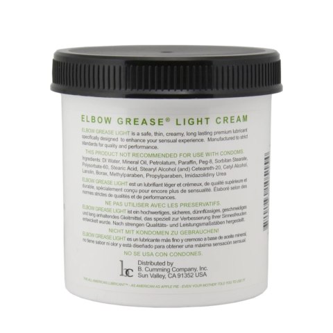 Elbow Grease Light Cream 443 ml Bezzapachowa Formuła o Lekkiej Konsystencji