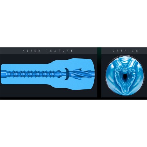 Fleshlight Alien Lady niebieska maszyna intymna perłowa, kompaktowa