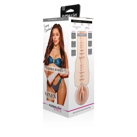Fleshlight Vanna Bardot Dopamine jasny cielisty system intymny 24,8 cm