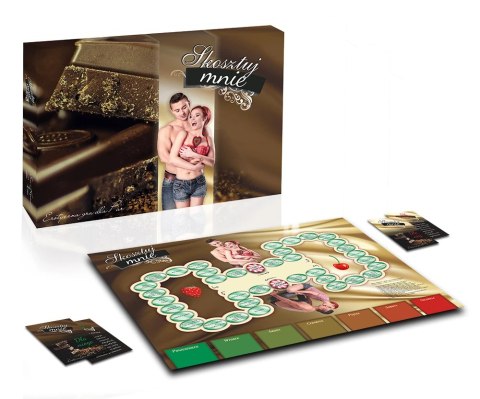 Grajmy Razem Skosztuj Mnie gra planszowa dla par, zadania i karty 31x22cm