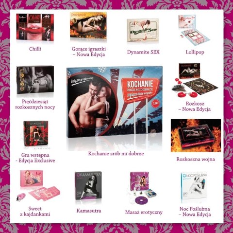 Grajmy Razem Skosztuj Mnie gra planszowa dla par, zadania i karty 31x22cm