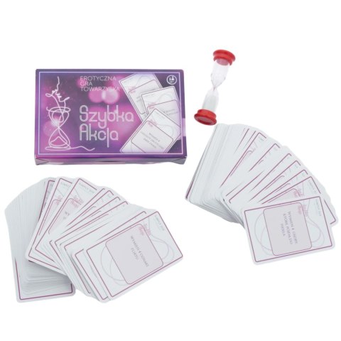Grajmy Razem Szybka Akcja gra towarzyska dla dorosłych, 110 kart, 18+