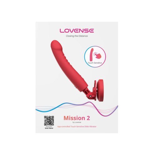 Lovense Mission 2 - Model z przyssawką i technologią Touch-Sense, czarny