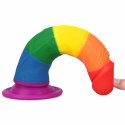 Lovetoy Prider Rainbow - silikonowy model z przyssawką 18,5 cm