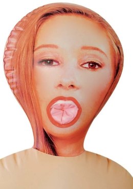Naughty Housewife Lalka dmuchana z ubraniem PVC, 3 strefy, 18×27 cm