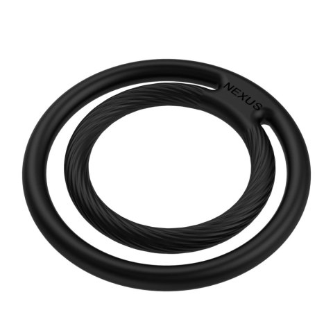 Nexus Double Ring silikonowy pierścień elastyczny uniwersalny
