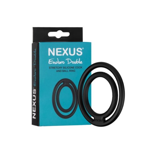 Nexus Double Ring silikonowy pierścień elastyczny uniwersalny