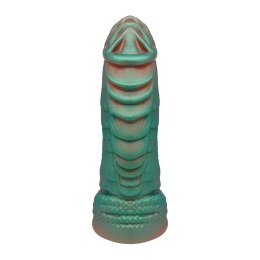 Nobu Tahr model silikonowy z łuskami i wypustkami, przyssawka