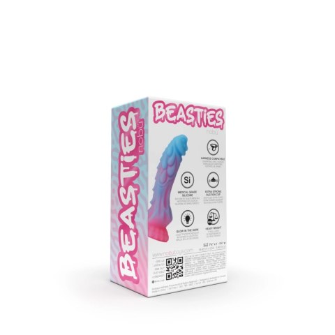 Nobu Tyrn silikonowy model intymny z przyssawką, profilowany, fioletowy