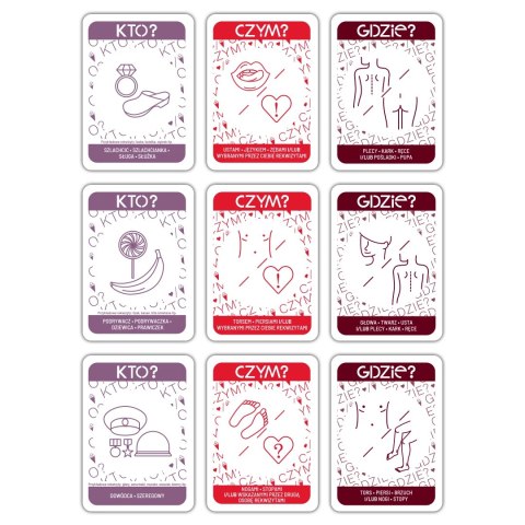 OH YES! Purple - Gra karciana dla par 55 kart, kompaktowa, fioletowa