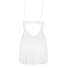 Obsessive Alissium komplet koszulka nocna i stringi biały M/L