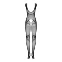 Obsessive Bodystocking F241 Czarny S/M/L Elastyczna Siateczka