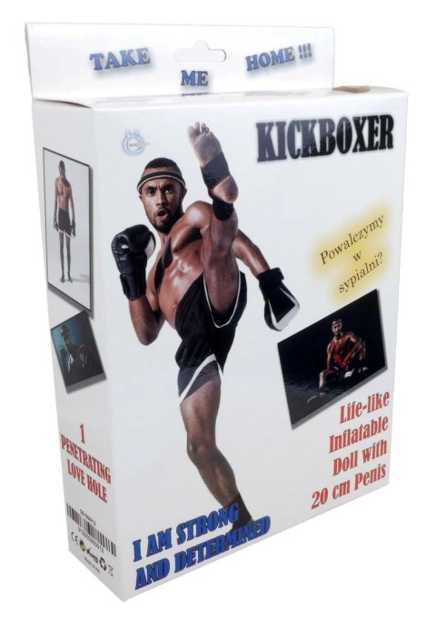 You2Toys Lalka dmuchana Kickboxer 165 cm ciemna karnacja 20 cm element
