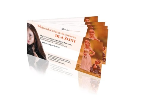 Grajmy Razem Małżeńska Książeczka Czekowa Dla Żony 12 Kuponow