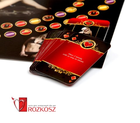 Grajmy Razem Rozkosz Gra Planszowa dla Par z Akcesoriami 31x21cm