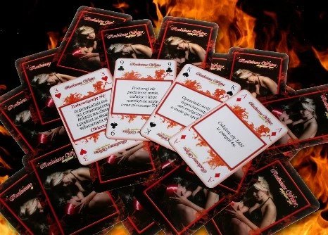 Grajmy Razem Rozkoszna Wojna - gra karciana dla par, 56 kart, 10x6 cm