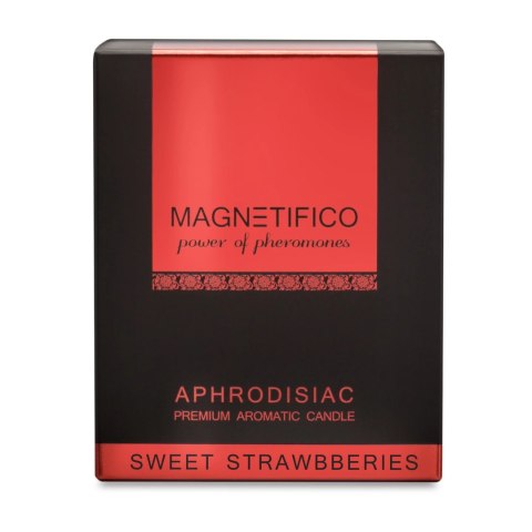 MAGNETIFICO Aphrodisiac Candle Truskawka 36h Świeca Zapachowa EU