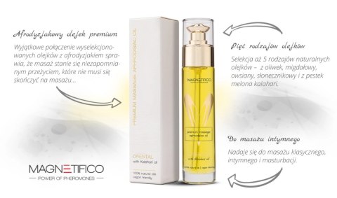 MAGNETIFICO Olejek do Masażu PREMIUM Orientalny 50ml Szklany Flakon
