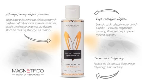MAGNETIFICO Olejek do masażu Sandalwood 100ml - naturalna kompozycja