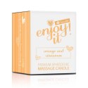 Magnetifico Enjoy It! Świeca Masująca z Feromonami Pomarańcza-Cynamon 70ml