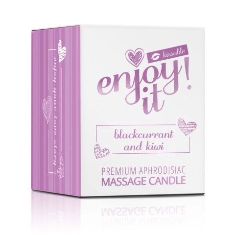 Magnetifico Świeca do Masażu z Feromonami Czarna Porzeczka Kiwi 70ml