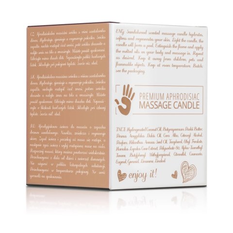 Magnetifico Świeca do Masażu z Feromonami Drzewo Sandałowe 70ml