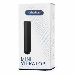 Medica-Group Mini Wibrator Silikonowy Czarny 9 cm USB 9 Trybow