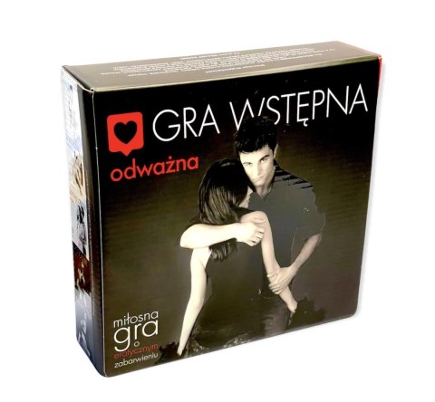 RAZEM Akademia Miłości Gra dla Par + Olejek Masażowy 54 Karty 17x17cm