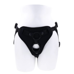 Sportsheets Dual Desires Uprząż Pasowa Podwojna Czarna, 2 O-Ringi