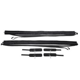 Sportsheets No Matter Where uniwersalny zestaw pasow i mankietow czarny