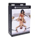 Sportsheets Under The Bed Set Czerwono-Czarny Regulowane Mankiety