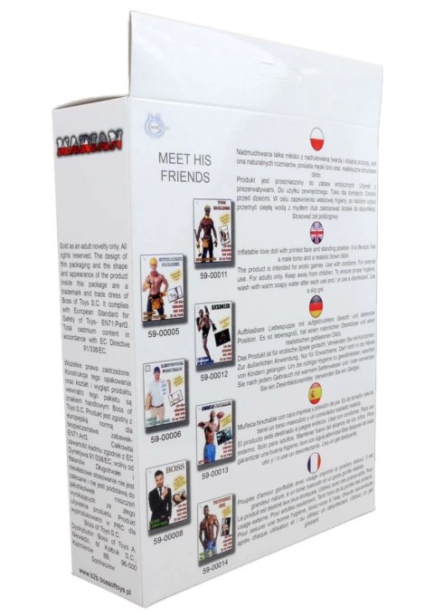 You2Toys Marian Lalka Dmuchana 165 cm Model Sportowy 20 cm Element