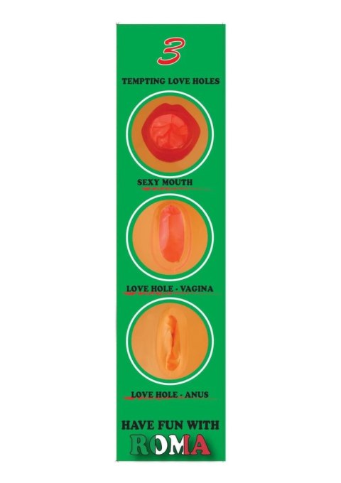 You2Toys Roma 165 cm - nadmuchiwana lalka prezentowa z trzema strefami użytkowymi