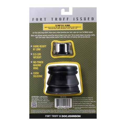 Doc Johnson Full Metal Jacket silikonowy pierścień intymny bez wibracji