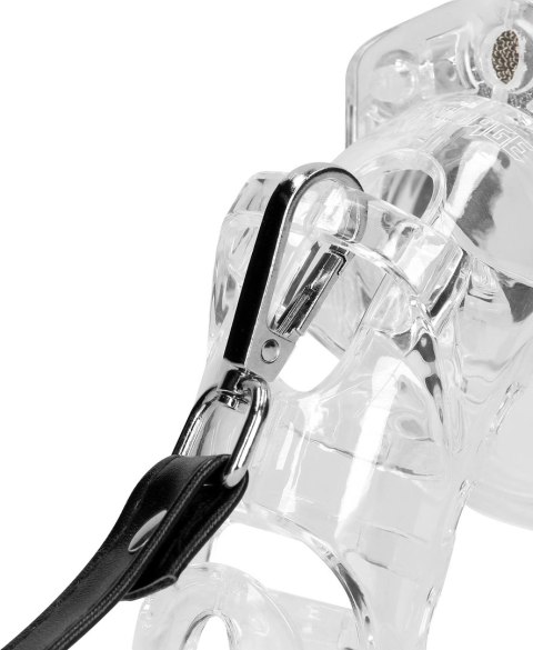 ManCage Smycz do akcesoriow BDSM - wytrzymała, czarna, metalowy karabińczyk