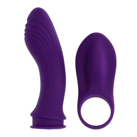 Playboy Pleasure Mix & Match 3w1 Wibrator dla Par Fioletowy USB