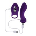 Playboy Pleasure Mix & Match 3w1 Wibrator dla Par Fioletowy USB