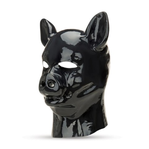 Prowler Red Pig Hood - Kaptur lateksowy z maską i otworami na oczy