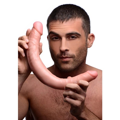 XR Brands Double Ended Model 16 cali PVC Transparentny Duży Rozmiar